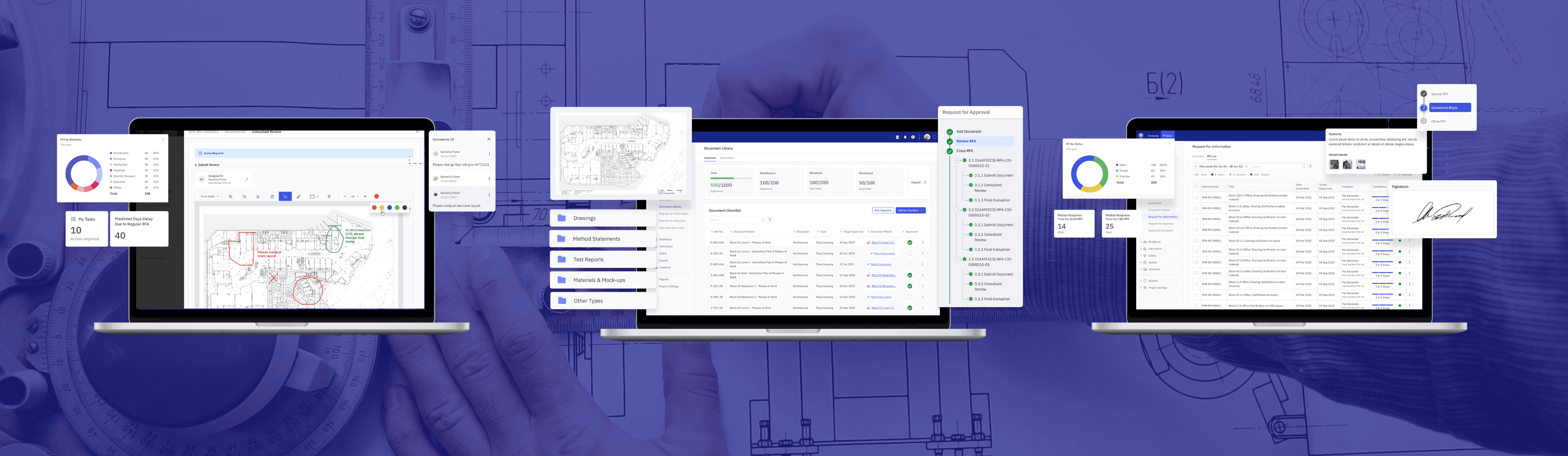 Hubble Construction Document Management System IT solution for Building Developers